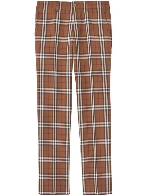 pantalon carreaux burberry|Burberry Pantalon à Carreaux .